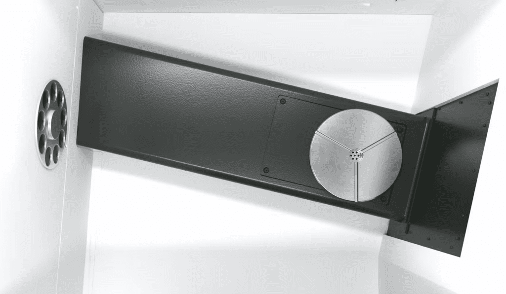 Metrotom 1 ภาพภายในของ เครื่องสแกน xray ชิ้นงาน