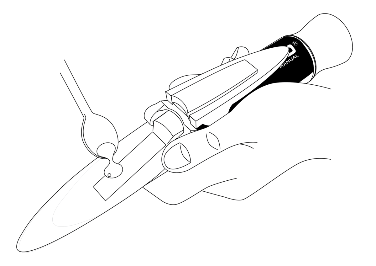 วิธีการใช้ Refractometer สอบเทียบ หรือ Zero setting ก่อนการใช้งาน
