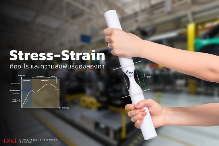 ข้อแตกต่างของ Stress และ Strain และความสัมพันธ์ของ Yield Strength และ Tensile Strength